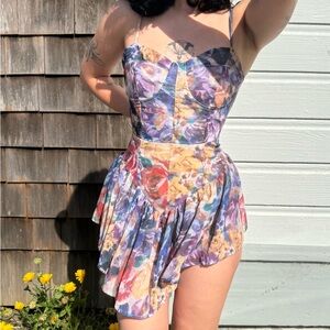 Cute floral summer dress